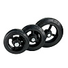 Колесо на ось большегрузное HITCH 125*50 резина черная D54